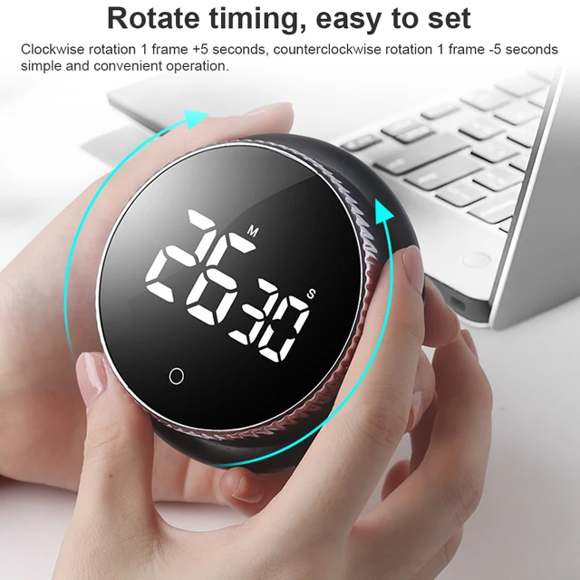 VOCOO LED Digital Kitchen Timer for Cooking Shower Study Stopwatch Alarm  Clock Magnetic Electronic Cooking Countdown Time Timer - AliExpress