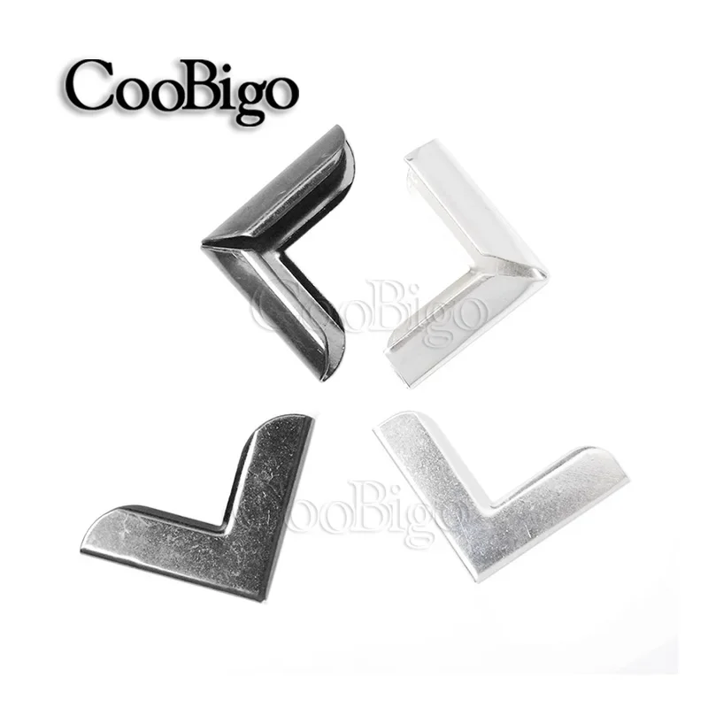 Metall-Bucheckenschützer, 50 Stück, Gold – 15x2,2 Mm – Für Alben, Bücher, Scrapbooking