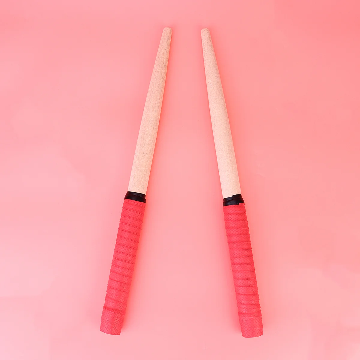 

Rubber Handle Drum Stick Sticks Wooden Drumstick Kit Percussion Instruments Accessories