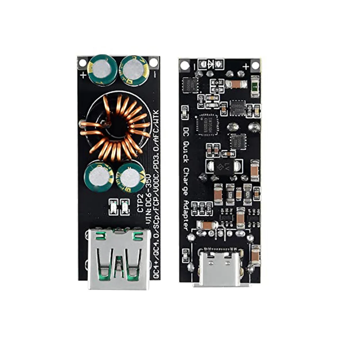 3PCS 60W DC to USB Type C PD 3.0 QC4.0 + & Type A QC3.0 Power Module