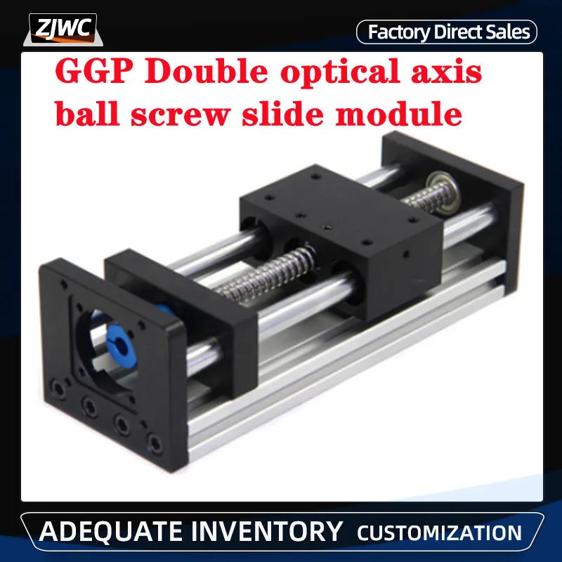 Hochpräzises GGP 50 mm 100 mm Kugelumlaufspindel 1204 1605 1610 Gleitschiene Linearführung Bewegtisch-Aktuatormodul 3D-Drucker XYZ – Detail 15