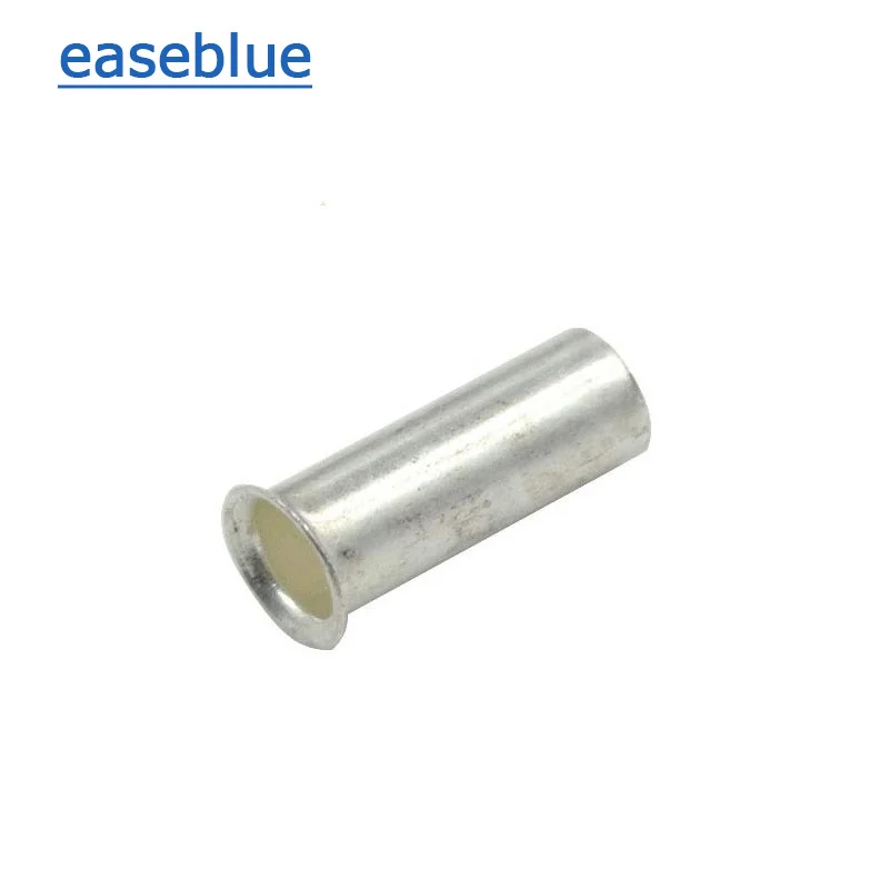 Wire Connectors 100PCS EN Series Non-Insulated Ferrules Electrical Cable Terminal 22-10 AWG