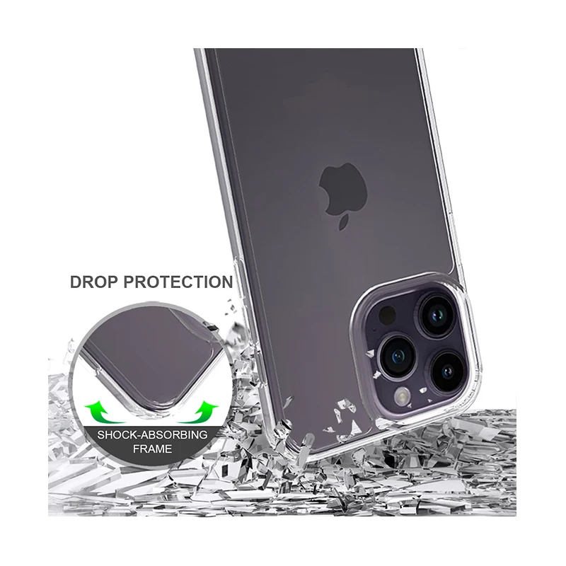 Clear Phone Case For iPhone 14 11 12 13 15 Pro Max Silicone Soft TPU Cover Case For iPhone 12 mini7 8 Plus X XS Max Back Cover 2