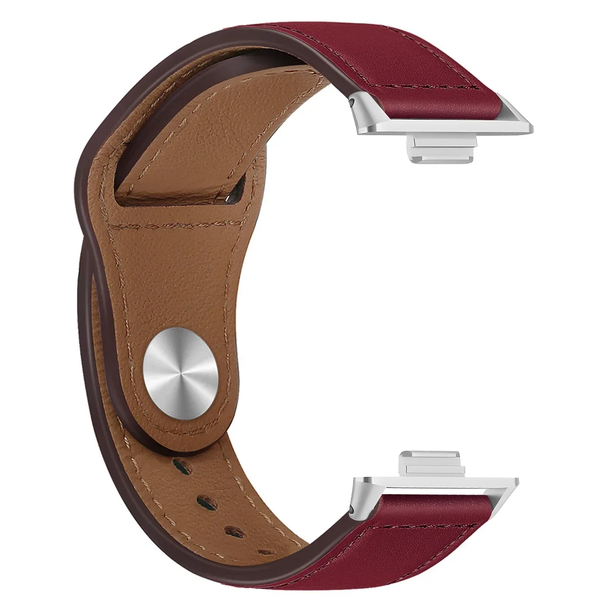 Premium Leather Band Wrist Strap for Smart Watches - Stylish Accessory Compatible with Multiple Models