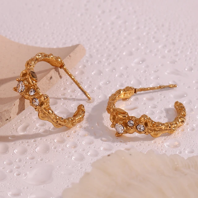 Corashan Girls Small Hoop Earrings Earrings Geometric Jewelry Irregular  Multilayer Creative Women's Beads Shaped Earrings (Gold, One Size) -  Walmart.com
