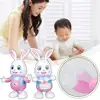 Cute Funny Rabbit Crawling Toys Electronic Dancing Rabbit Guitarist Toy For Children's Toys Early Education Enlightenment Toys 6