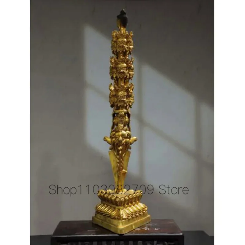 

Provide Religious Copper-Plated Gold Diamond Pestle and Magic Tools at Home