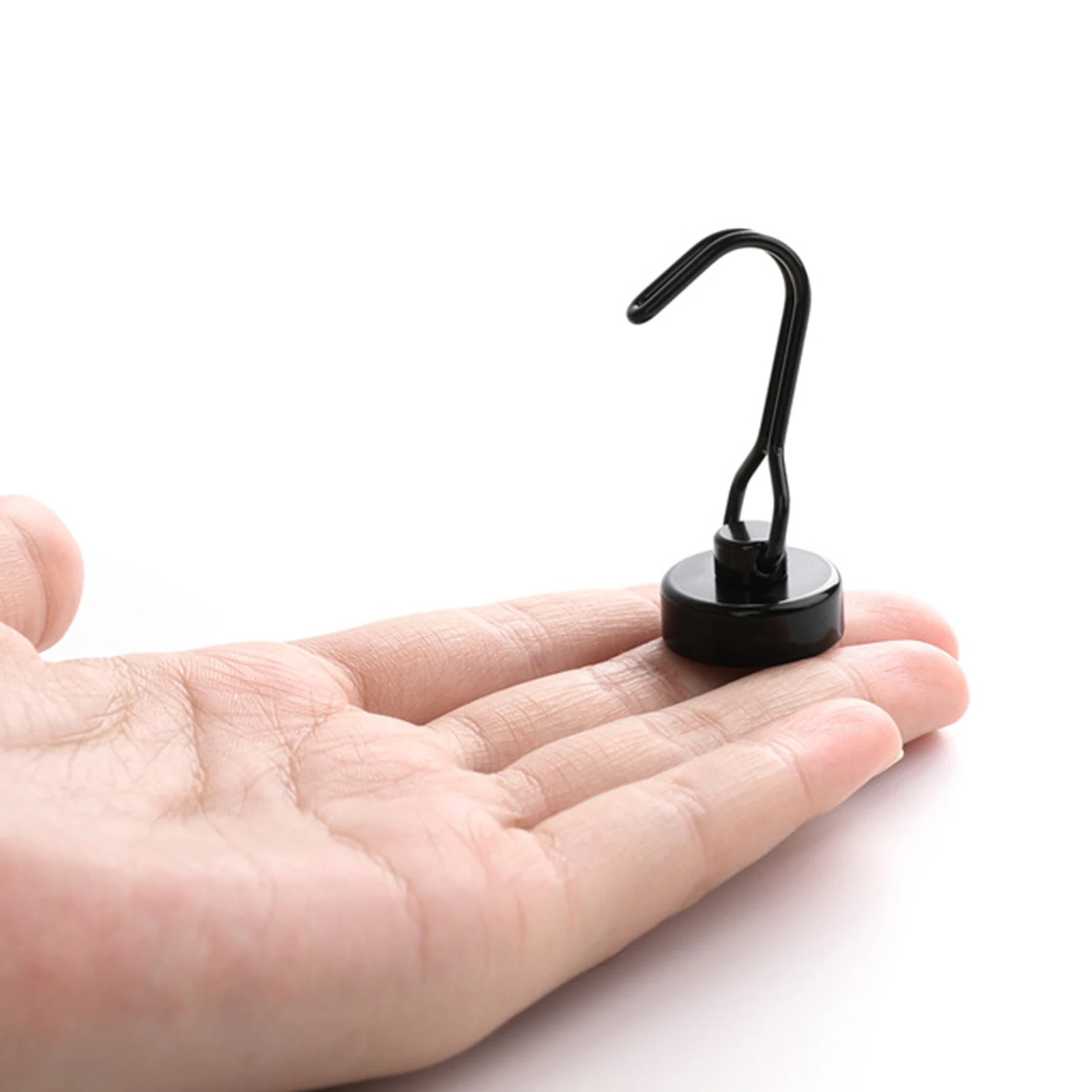 

4PCS 360° Swivel Magnetic Hooks Easy Installation Flexibility Hooks for Home Kitchen Workplace