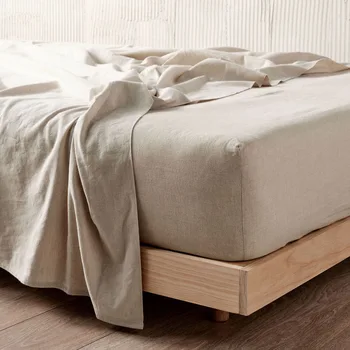 100% Hemp Antibacterial Fitted Sheet & Pillowcase Set 1