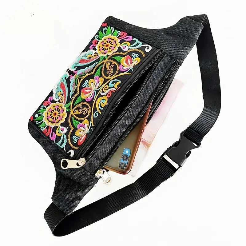 Fashion Fanny Pack Women Waist Pack Casual Chest Crossbody Bags Travel Belt Bag Female Canvas Causal Sport Shoulder Bag Purse