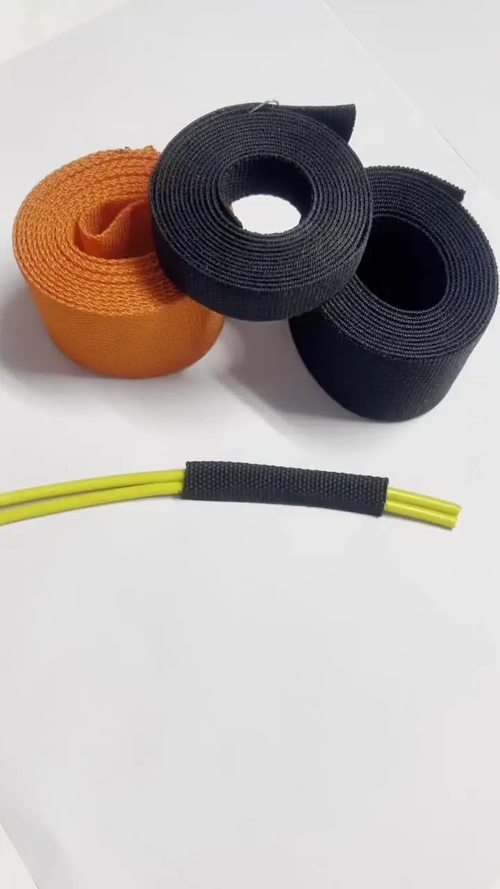 Aexit 12mm Dia Tight intrecciato PET Sleeving Cable Wrap