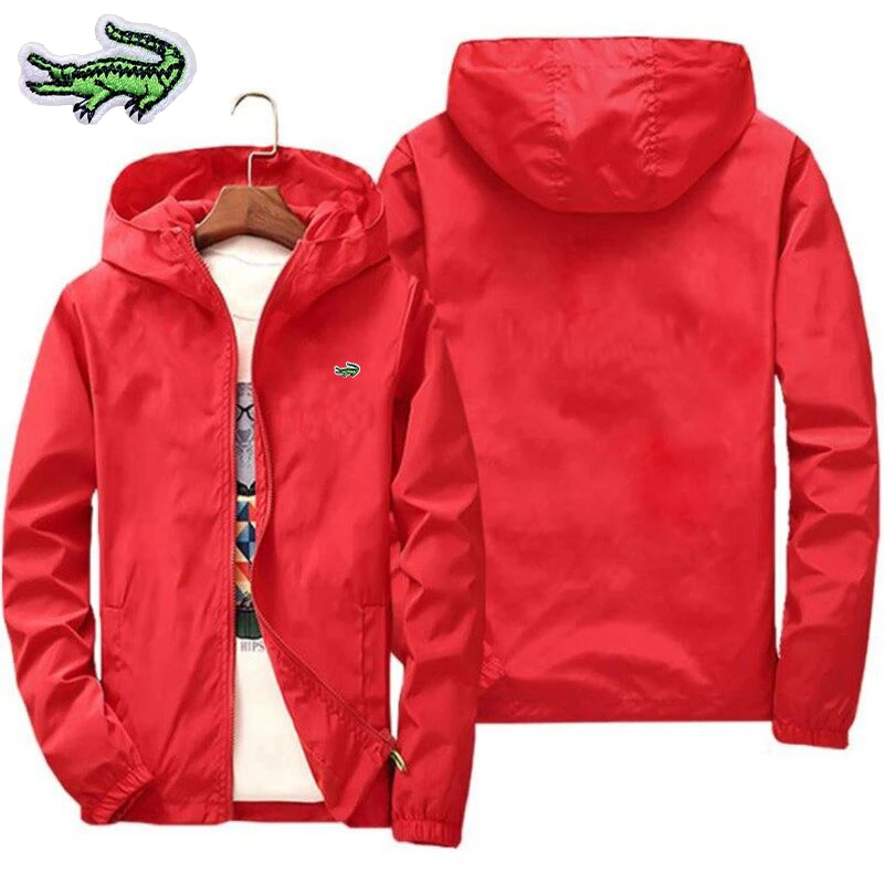 

High QualityJacket Casual Zipper 2024Brand Embroidery Spring and Autumn New Men's Outdoor Sports Water and Wind-Resistant Jacket
