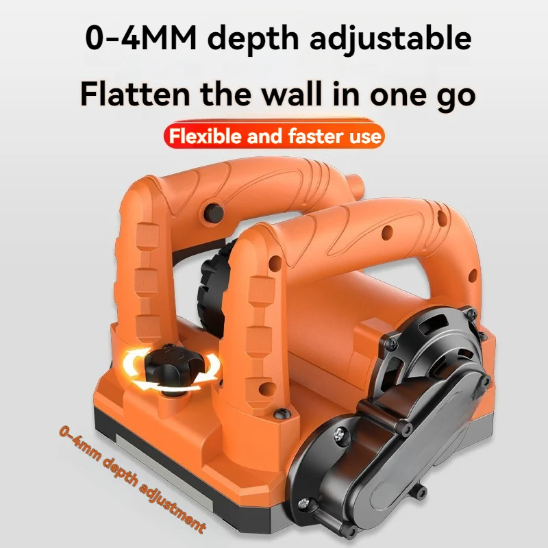 벽면 평삭기 전기 고출력 무진동 벽면 삽 콘크리트 페인팅 벽면 리노베이션 퍼티 제작 도구