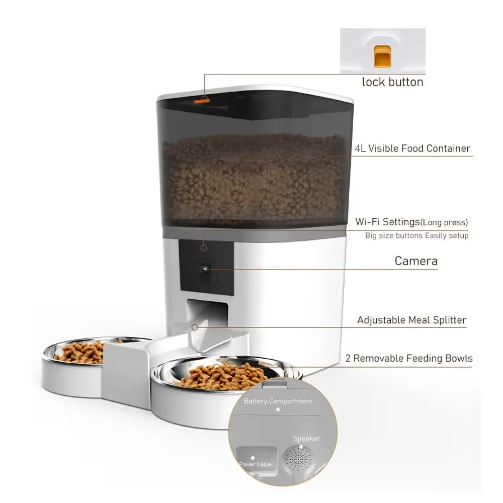 4L Smart Pet Feeder with Camera 3