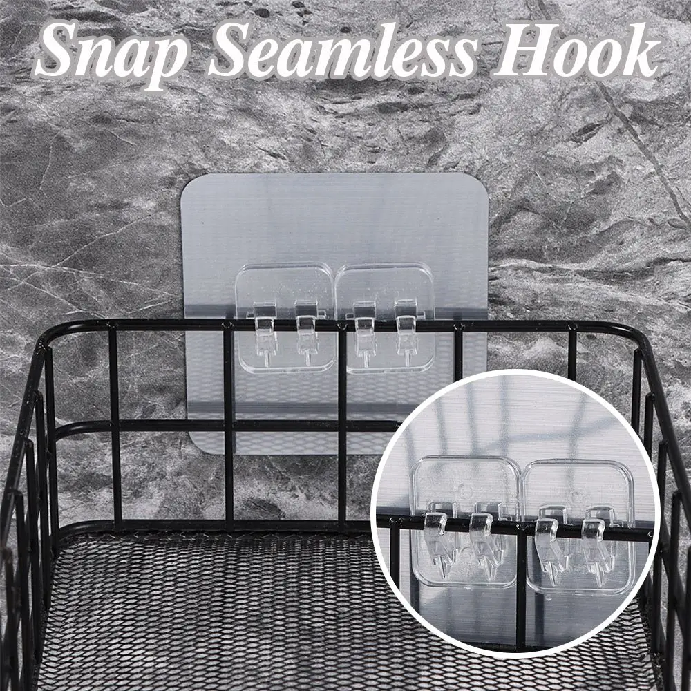 Bathroom Kitchen Adhesive Hooks Shelf Kitchen Storage Bathroom Hooks