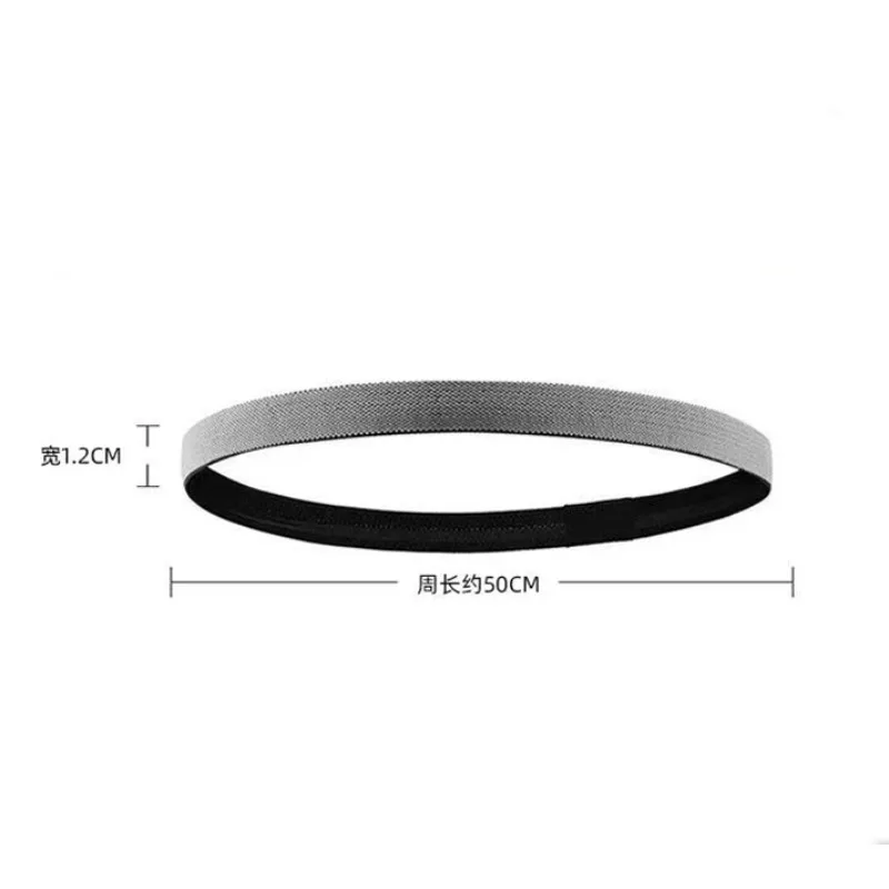 Description Picture 2 of item1PC Non-Slip Elastic Sweatband Outdoor Sports Headband Fitness Exercise Yoga Hair Band Football Running Sweatbands for Women Men