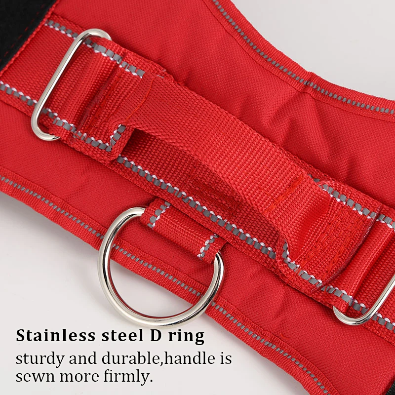 Customized Dog Harness Personalized Reflective Pet Harness For Small Medium Large Dogs Breathable Mesh Pad Dog Harness No Pull