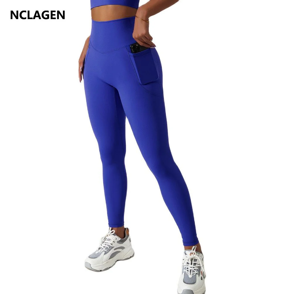 Sports Leggings Pockets Running Tights Yoga Leggings Sport Pants