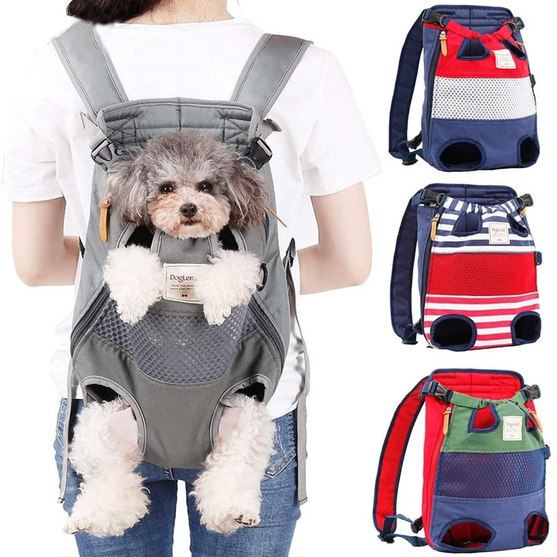 Mochila De Transporte bolsa de viaje frontal con patas de perro y gato, mochila de transporte para gatos pequeños y medianos, Bulldog, cachorro de peluche|Transportines para perros| - AliExpress