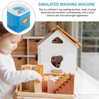 Electric Ride Kids Play Kitchen Accessories Simulation Washing Machine Toy Playing House Prop Toys Abs 2