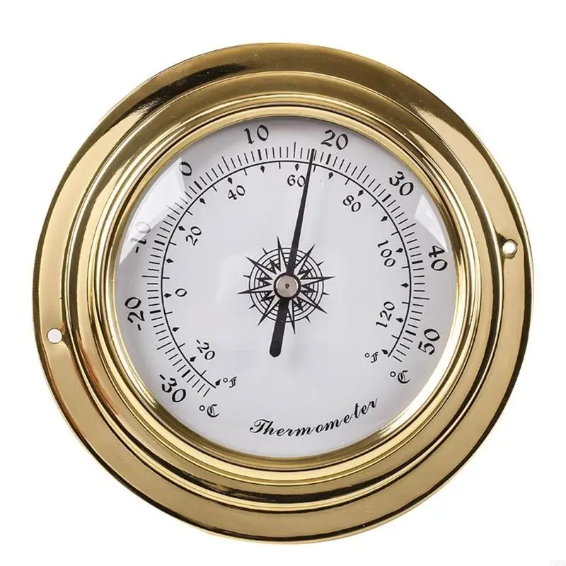 Premium Wall-Mounted Weather Station with Temperature, Humidity, Barometer, and Tide Clock Display