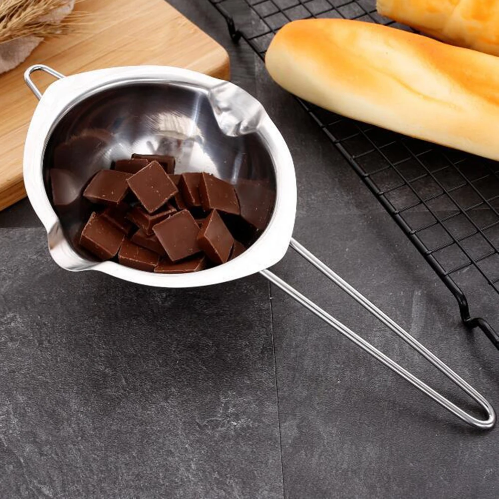 Stainless Steel Double Boiler Pot for Melting Chocolate Butter Cheese DIY  Candy Candles Making Tool with Handle Kitchen Bakeware