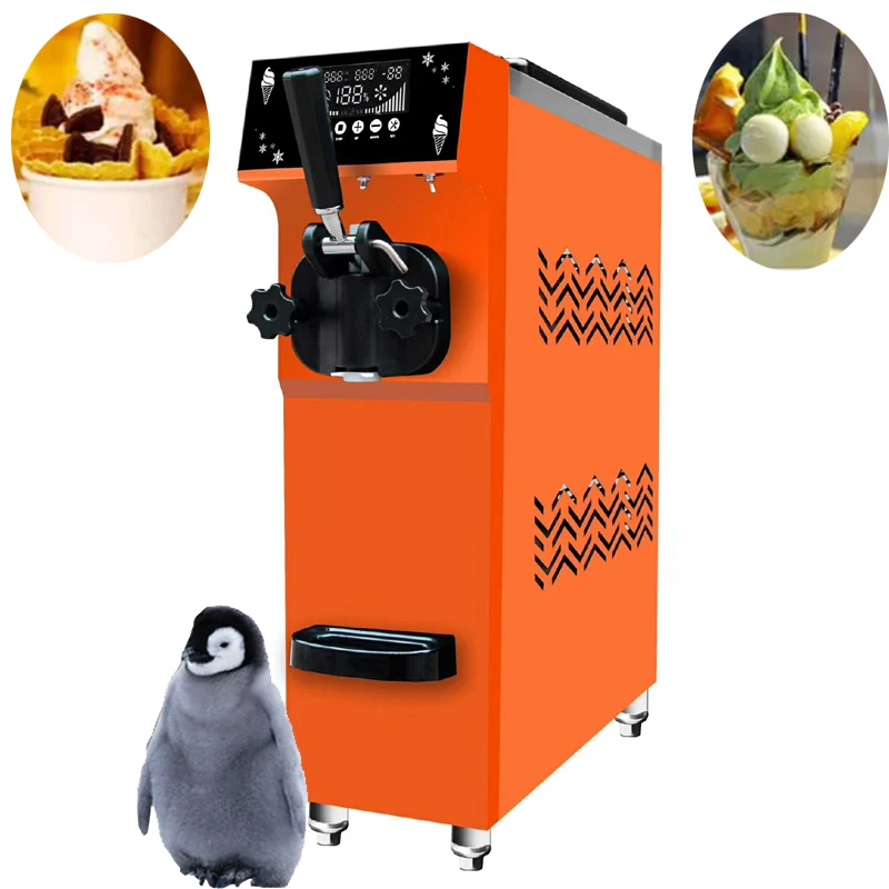 

PBOBP Ice Cream Machine Dessert Ice Cream Maker Frozen Fruit Slush Machine Children Dessert Production Maker Home Kitchen