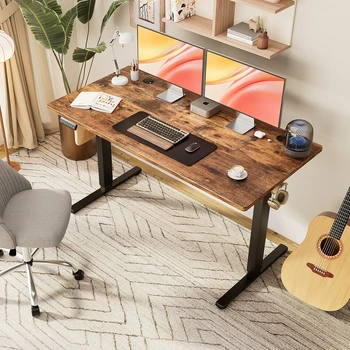 JHK Electric Standing Desk Height Adjustable 55x24 Inch Computer Desk Workstation Ergonomic Work Table for Home Office 4