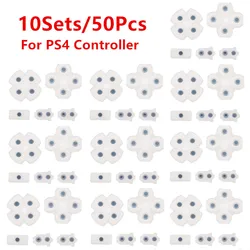 Premium Silicone Conductive Rubber Pads - 10 - Pack for Controller Button Repair (10 Set 50Pcs)