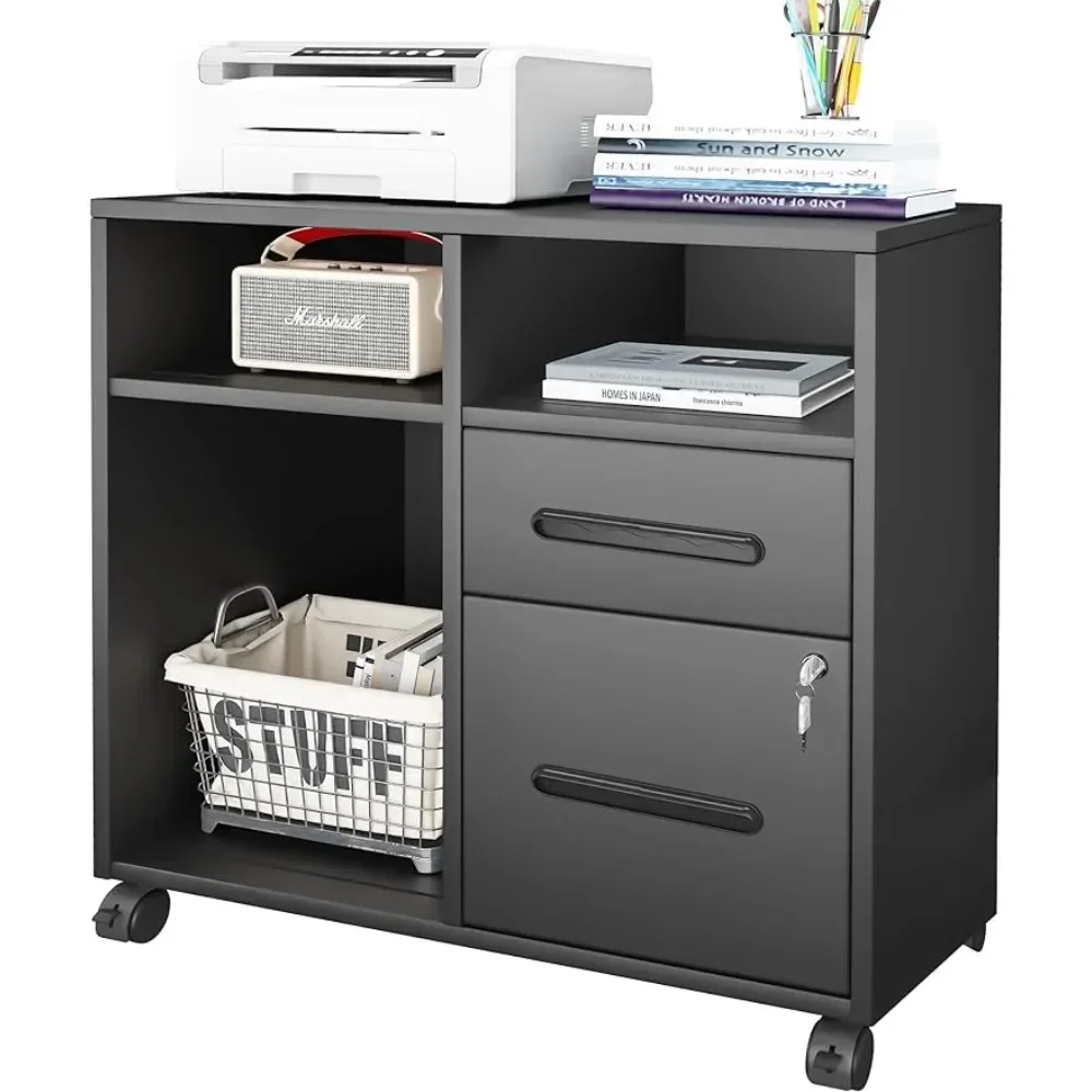 Office Metal Stainless Steel Mobile Lateral Filing Cabinet On Wheels Storage Cabinet Furniture Cabinets Freight free