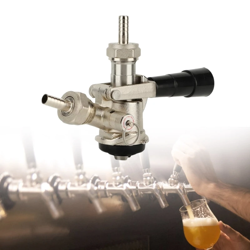 Kegs Tap Dispenser Home Brewing Tool Stainless Steel Probe Beer Kegs Couplers