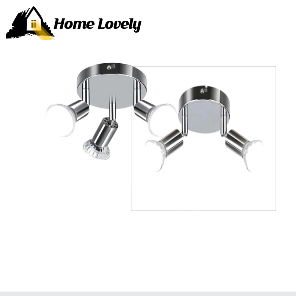 

2 Heads LED Modern Spotlight Round Ceiling Light for Kitchen Home Decoration Light Fixture Habitacion Home Lighting Cloakroom