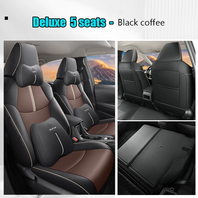 thumbnail image 1 of Funda de asiento de coche de cobertura total, ajuste personalizado para Toyota Corolla Cross SUV 2021-2024, protector de cojín de asiento, accesorios interiores de automóvil, 1 of 5