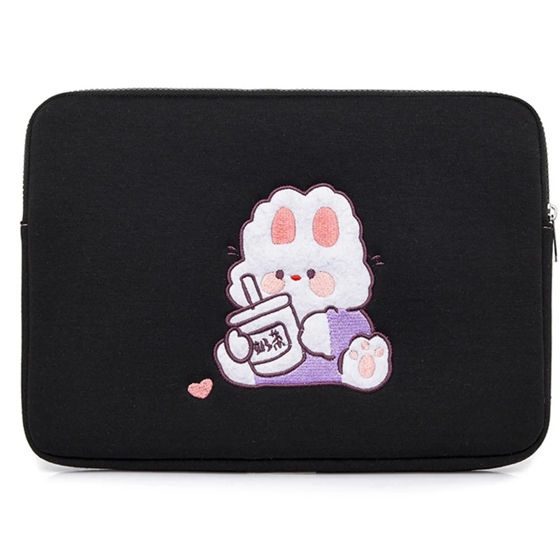 Cute Brown Bear Cartoon Laptop Bag 13 14 15.4 Inch Case For Macbook Air Pro  13.3 15 Notebook Sleeve Pouch Computer Sleeve Pocket - AliExpress