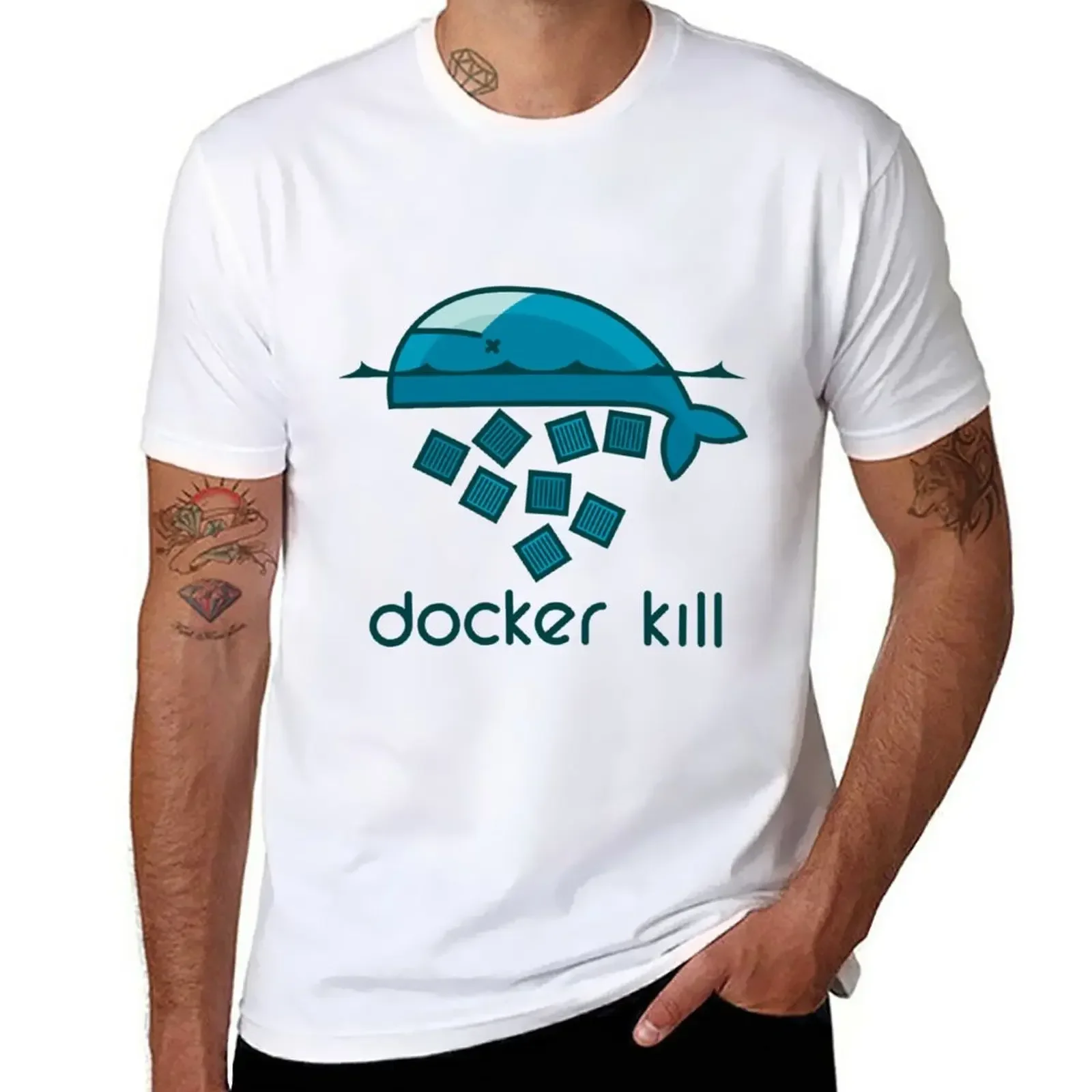 

Docker kill T-Shirt plus size tops for a boy mens workout shirts
