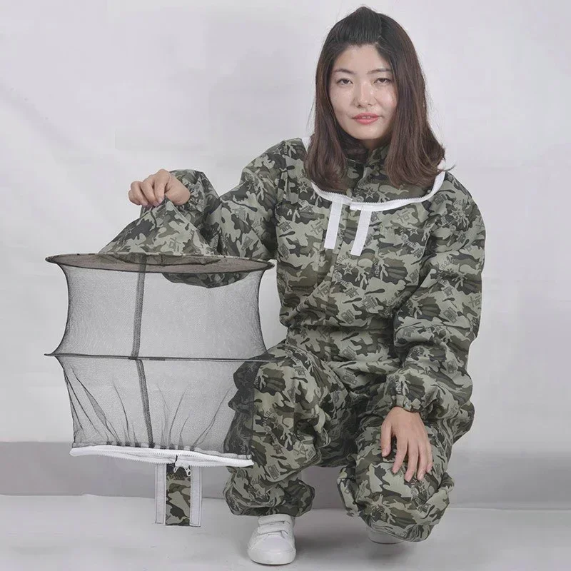 벌 방지 의류 양봉 보호복 위장 전문 양봉가 보호 장비