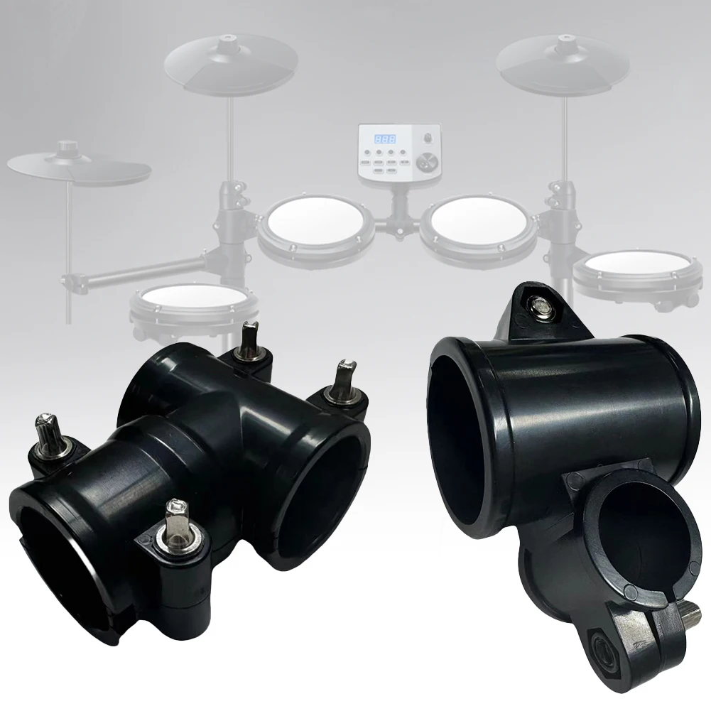 Drum Accessories Electronic Drum Tubing Rack Clip Metal Drum Frame Cross three way Pipe Clamp Bracket Set