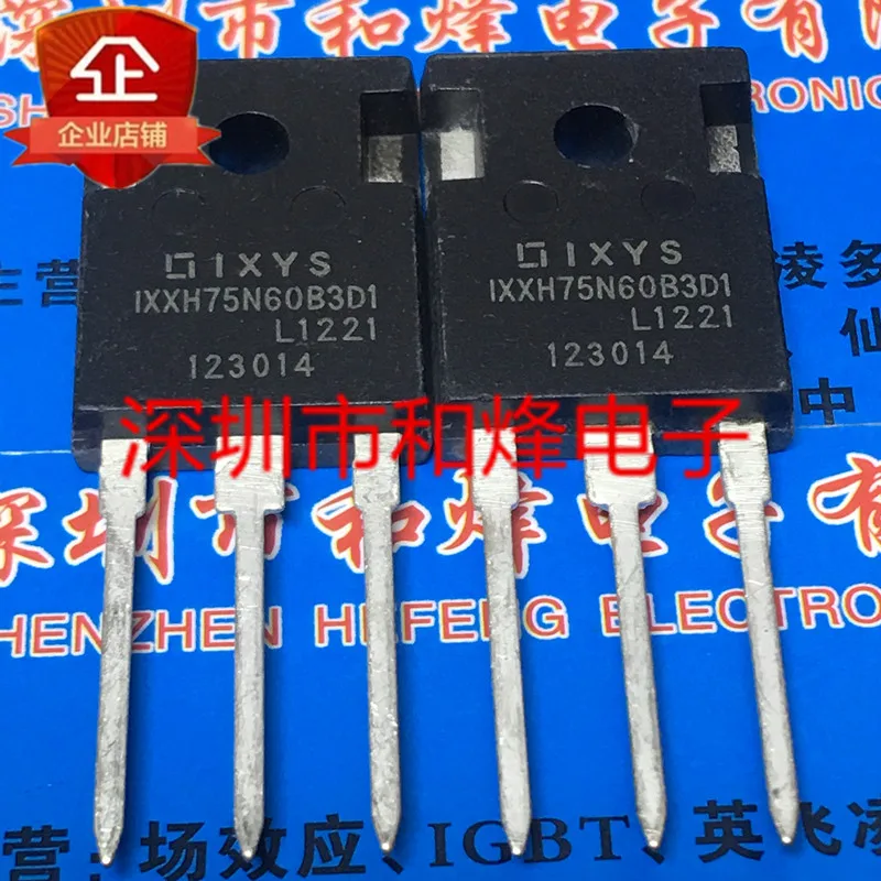 

5PCS-10PCS IXXH75N60B3D1 TO-247 600V 160A NEW AND ORIGINAL ON STOCK