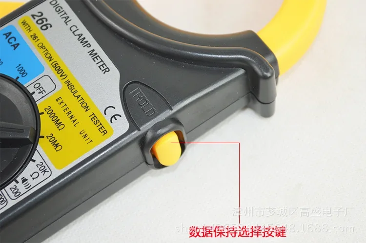 Digital Clamp Multimeter DT266 Professional Clamp Meter AC DC 1000V Current Voltage Tester Multimeter Pliers Ammeter In Stock
