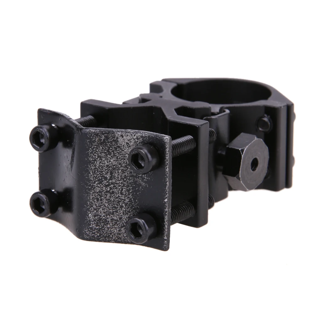 Mount Flashlight Holder Metal Clamp LED Torch Holder Universal Aluminum Alloy Adjustable for Outdoor Camp Hiking