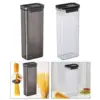 Airtight Removable Lid Pasta Storage Container Spaghetti Storage Container Storage Jar for Tea Sugar Beans Dry Food Cereals 3