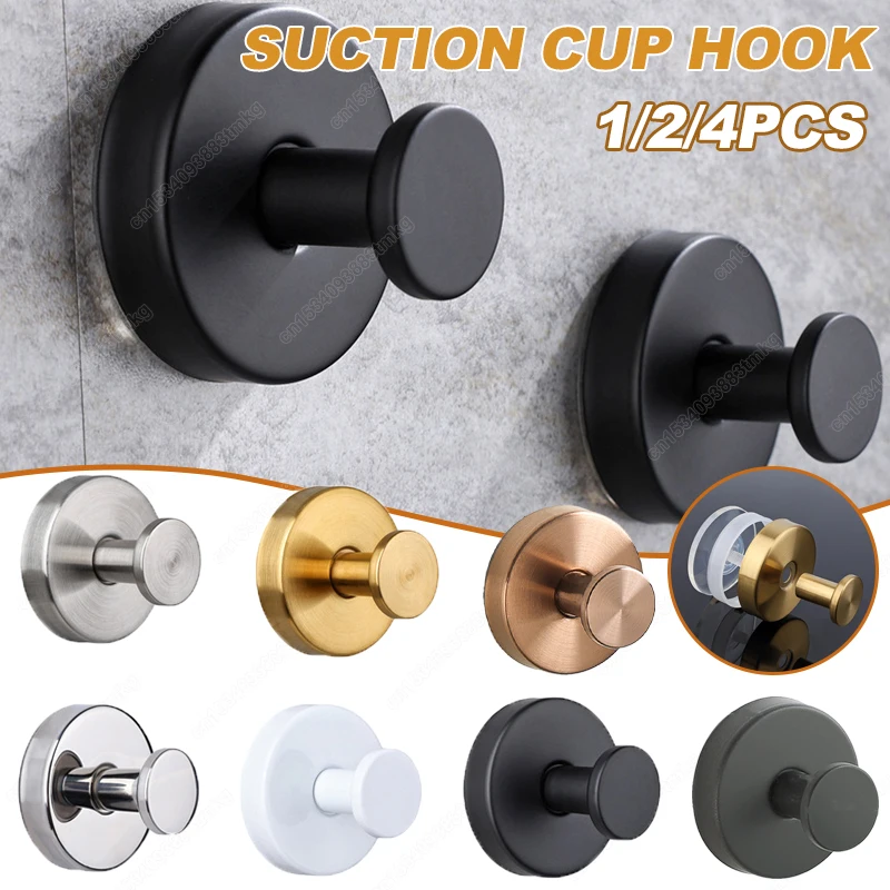 6 Ganci Da Parete In Alluminio Con Doppio Gancio E Viti, Porta Asciugamani Multiuso Per Bagno, Cucina, Ufficio, Nero, Carico Max 20kg - 4