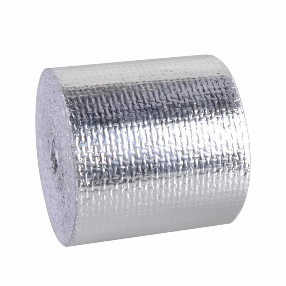 

Portable Reliable Useful Tape Glass fiber Heat Shield Parts Protector Replacement Silver Wrap 50mm Accessories Auto Car