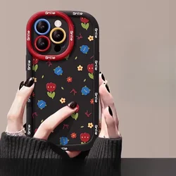 Flower Bow Y2K Red Cherry Design Phone Case Cover for Realme 5 5i 5S 6i (S18316)