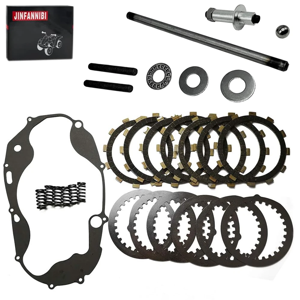 For Yamaha YFZ 350 Banshee 1987-2000 2001 2002 2003 2004 2005 2006 Clutch Kit Heavy Duty Springs Plates Rod