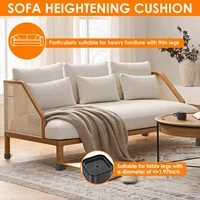 8/16Pcs Furniture Risers Heavy Duty Sofa Riser Nonslip Bottom Adjustable Table Risers Stackable Bed Lifter Furniture Accessories 2
