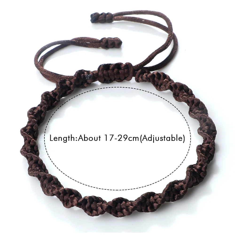 Vibrant Handmade Braided Rope Bracelets - Adjustable Lucky Bangles