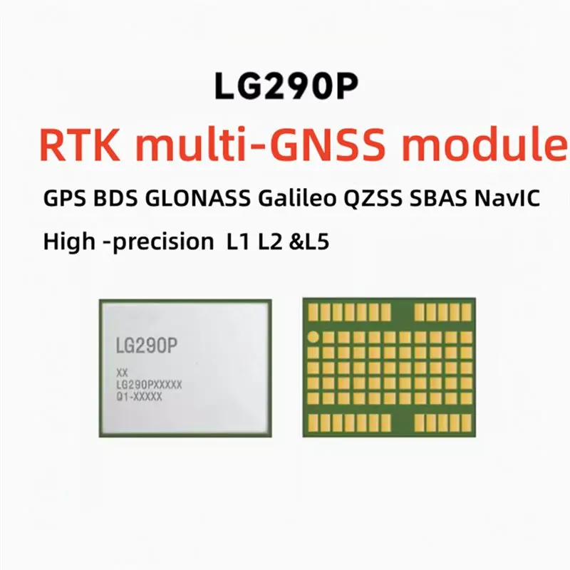ABNR LG290P LG290P03AAMD 고정밀 RTK 포지셔닝 모듈 L1 L2& L5 멀티-GNSS 모듈 (Quectel 제작)