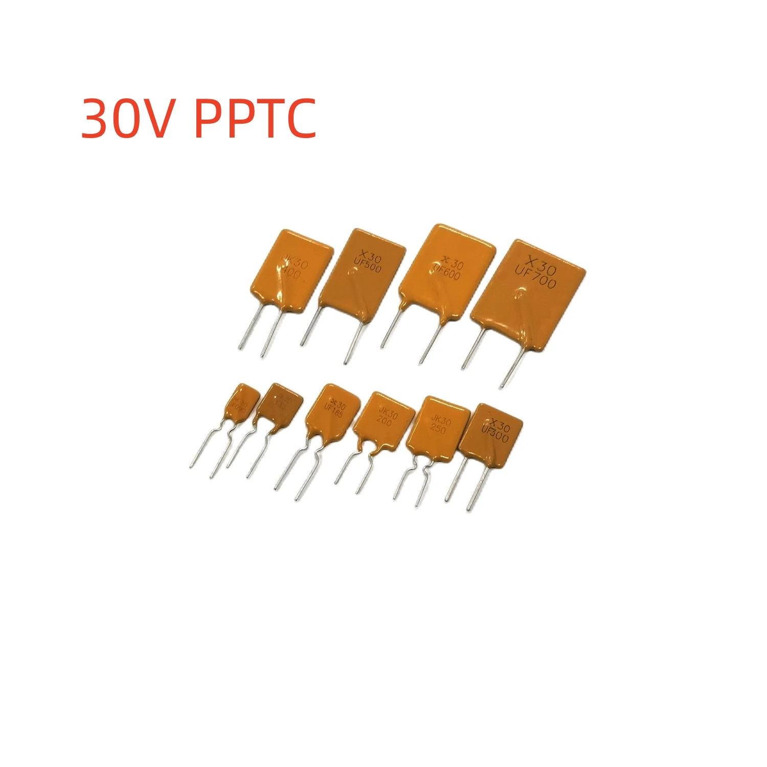 

10 Pcs PTC Plug In Self Resettable Fuse 30V RUEF090 RUEF110 RUEF135 RUEF160 RUEF700 RUEF800 RUEF900 PPTC Self-Recovery Fuses