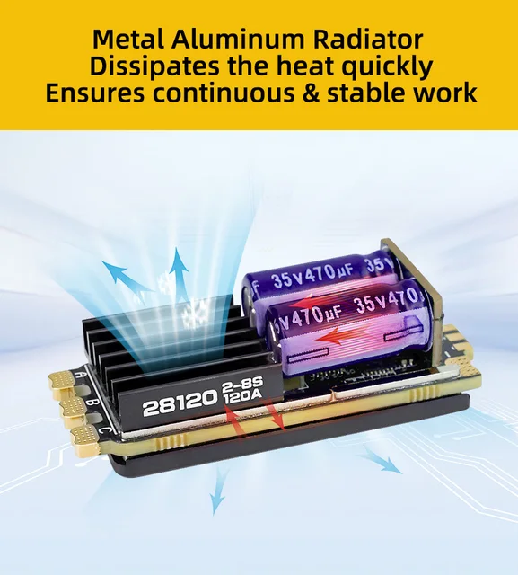 SEQURE 200A Brushless ESC For Drones: 5S-12S, Forward/Reverse/Brake, BLHeli_32 (No BEC)